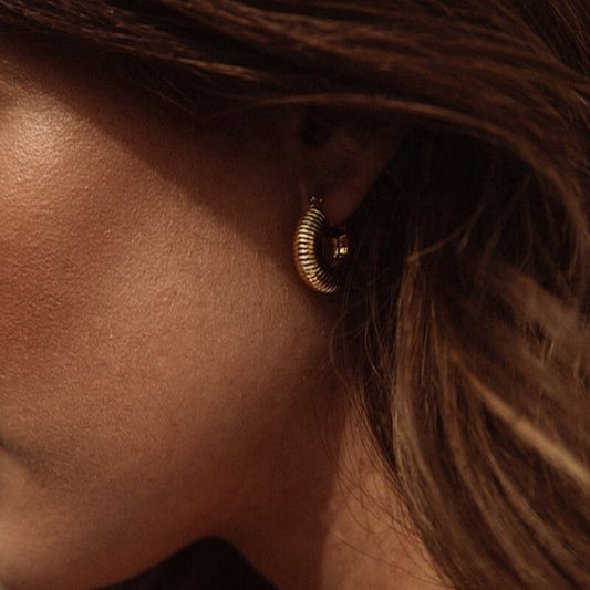 Eve Chunky Rib Hoops