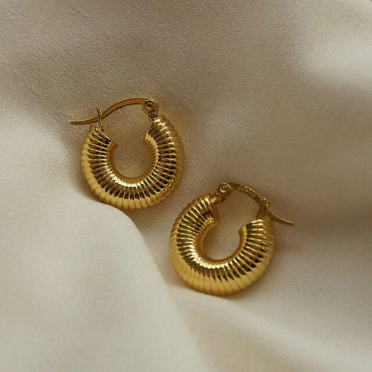 Eve Chunky Rib Hoops