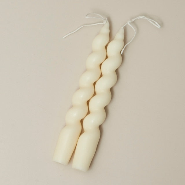 Set of tapered candles