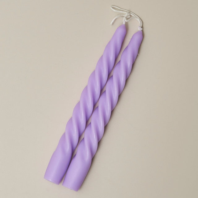 Set of tapered candles