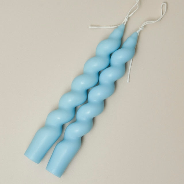 Set of tapered candles