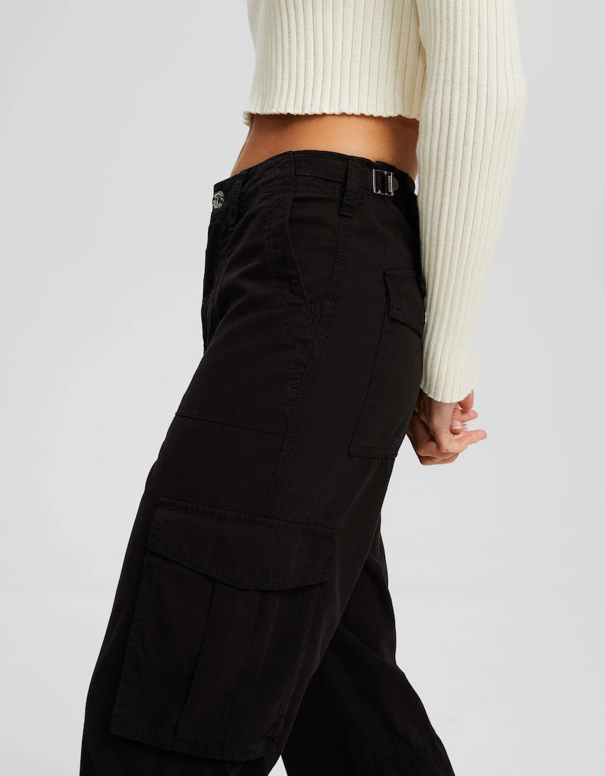 Adjustable Straight Fit Cargo Pants – sundayaffairs