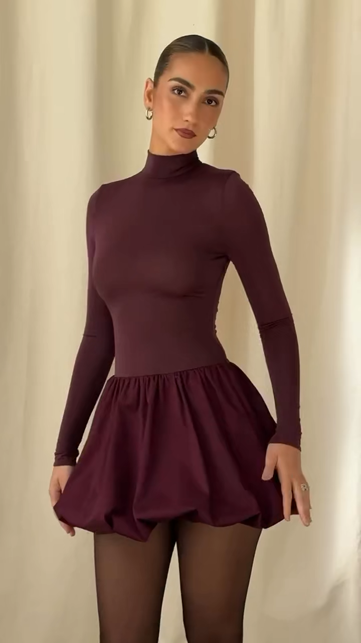 Fallon - Mini dress with bubble skirt