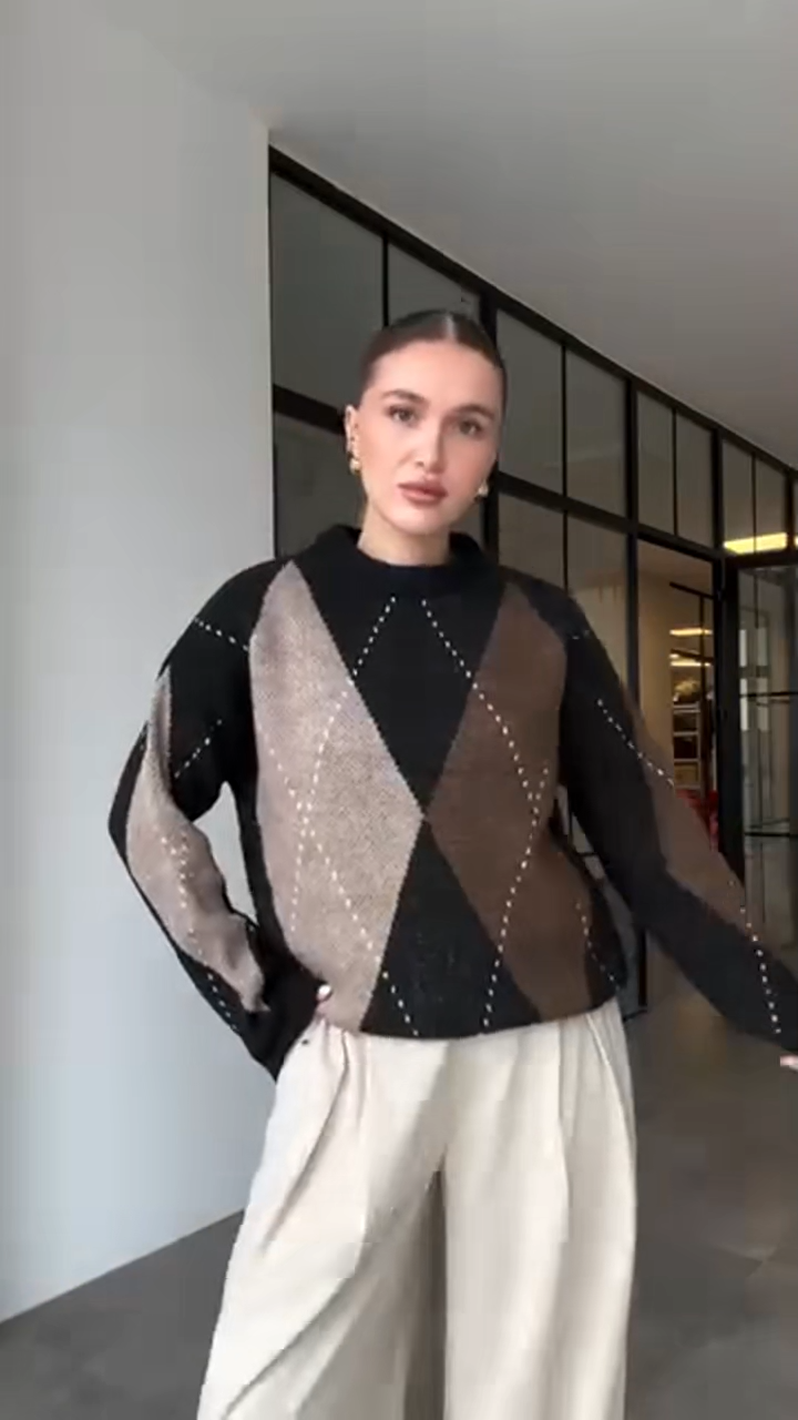 Kelly - Wool blend knitted jumper