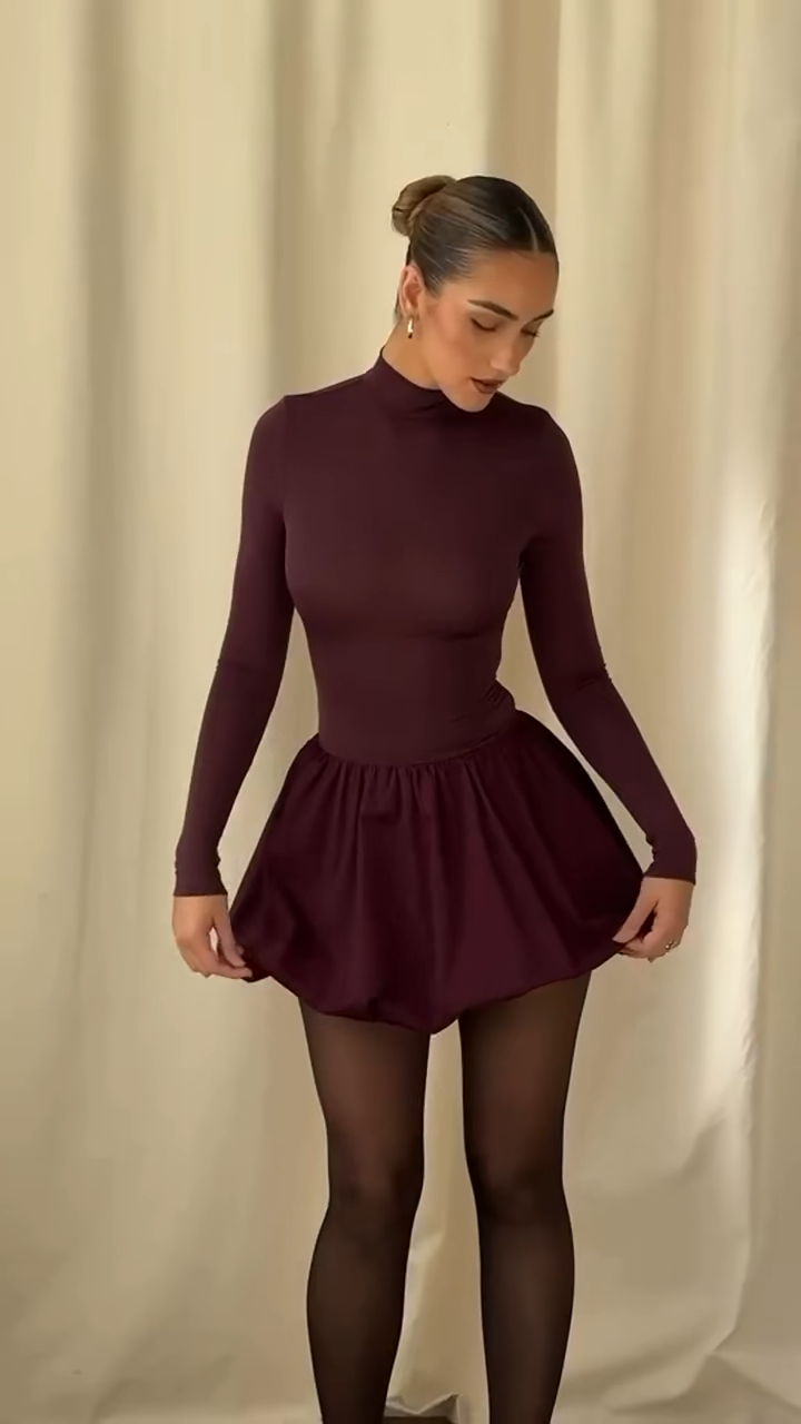 Fallon - Mini dress with bubble skirt