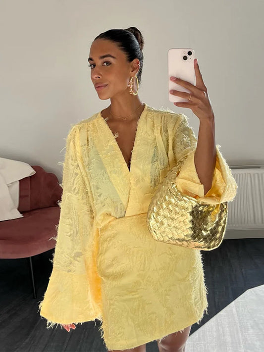 Karli - Wide sleeve two piece set