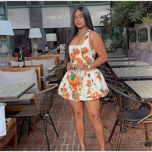 Nara - Summer dress with print