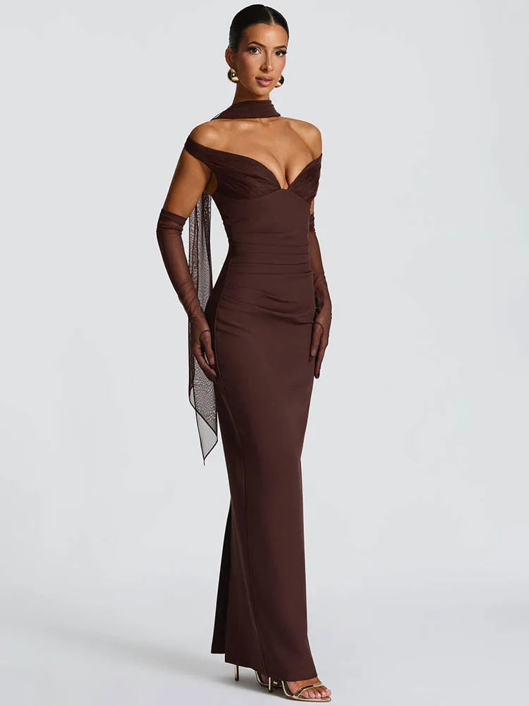 Christie - Off shoulder flowing dress