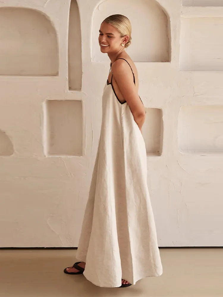 Milos - Linen maxi dress