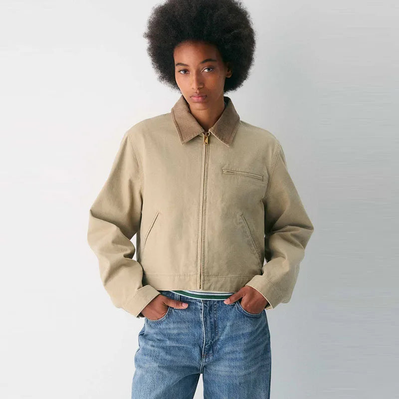 Maeve - Barnstyle zipper jacket