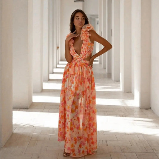 Maren - Elegant v-neck dress