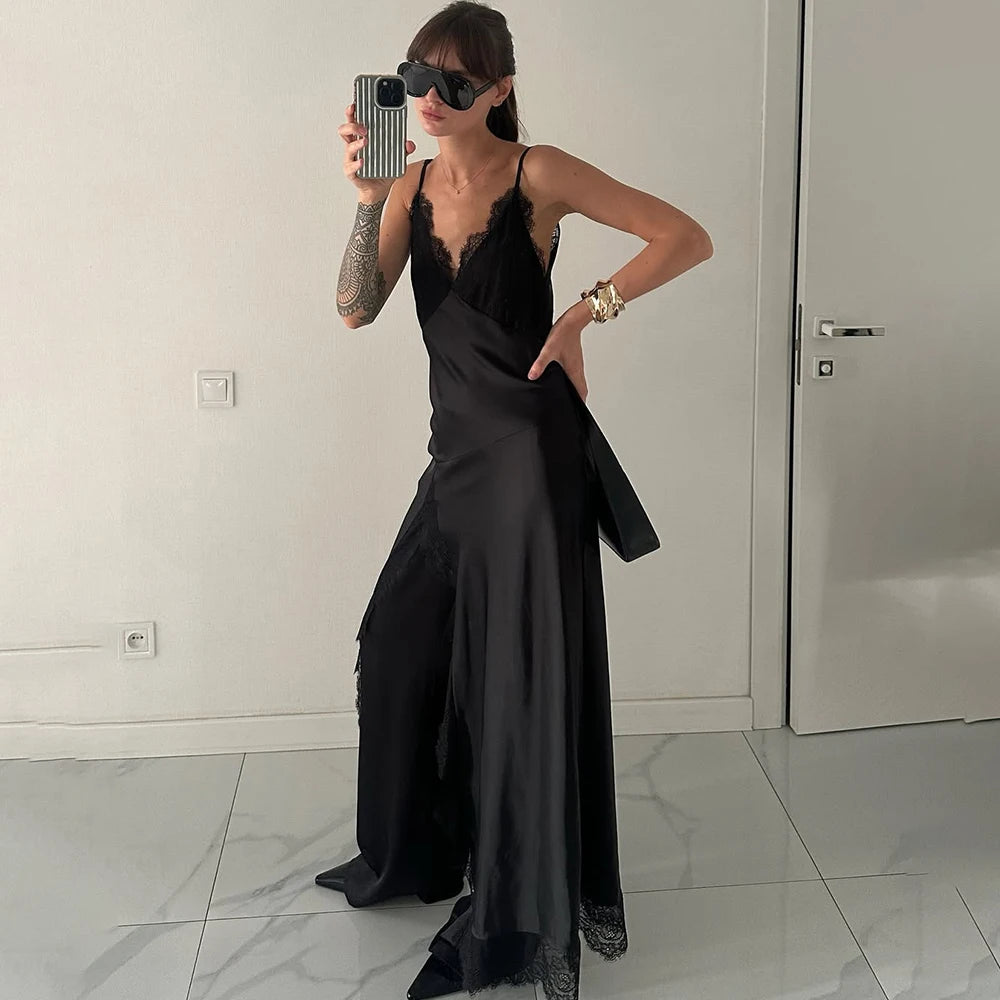 Aria - Satin silk slip dress