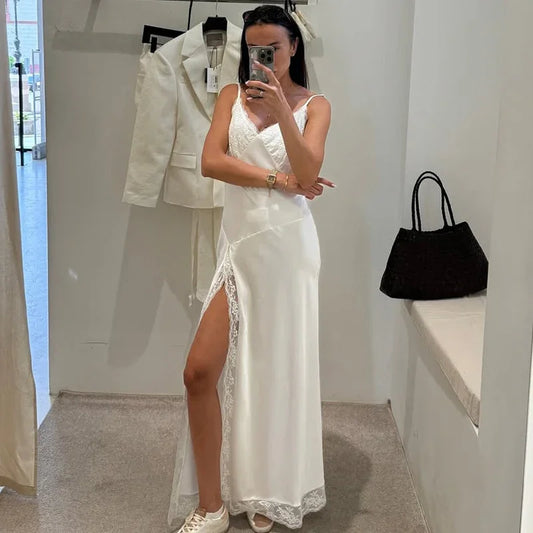 Aria - Satin silk slip dress