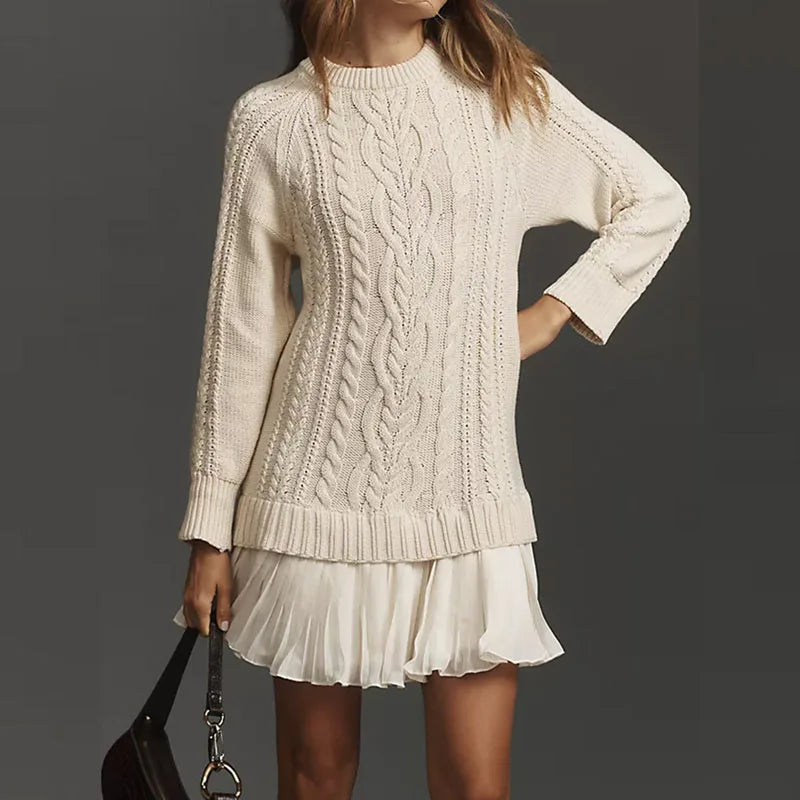 Jenni - Knitted sweater dress