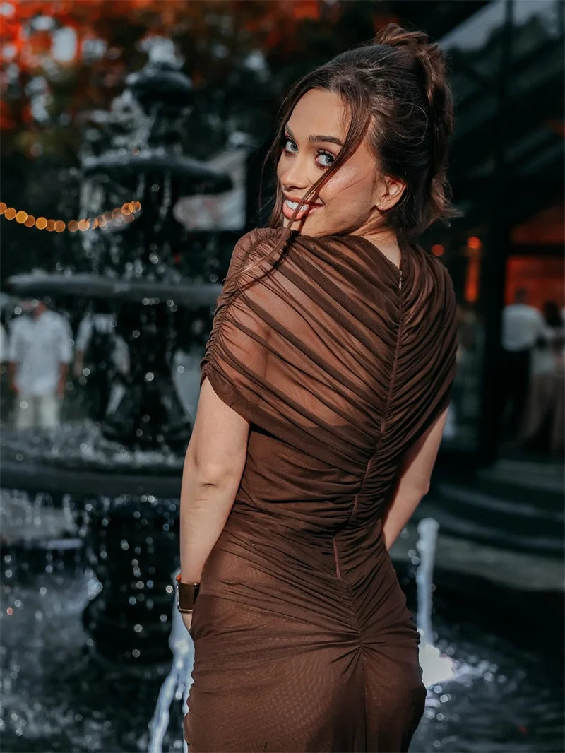 Maria - Flowing cut out dress