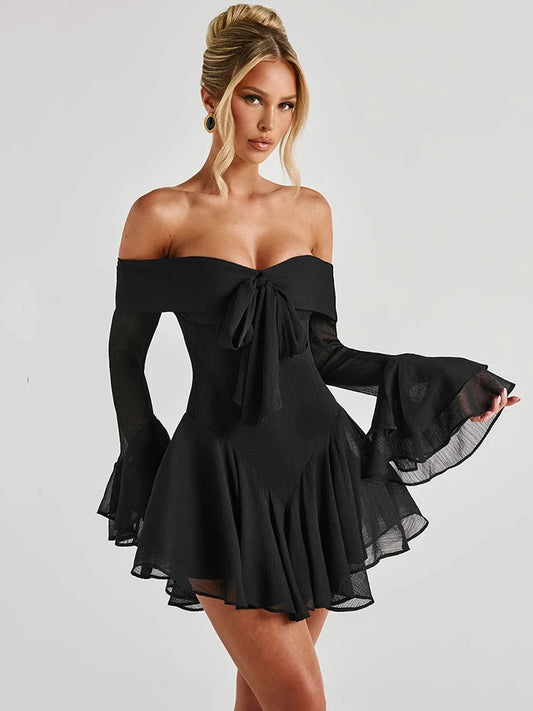 Ailani - Off shoulder mini dress