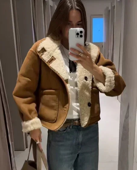 Neena - Double faced reversible jacket