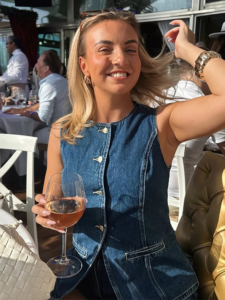 Brianna - Denim vest