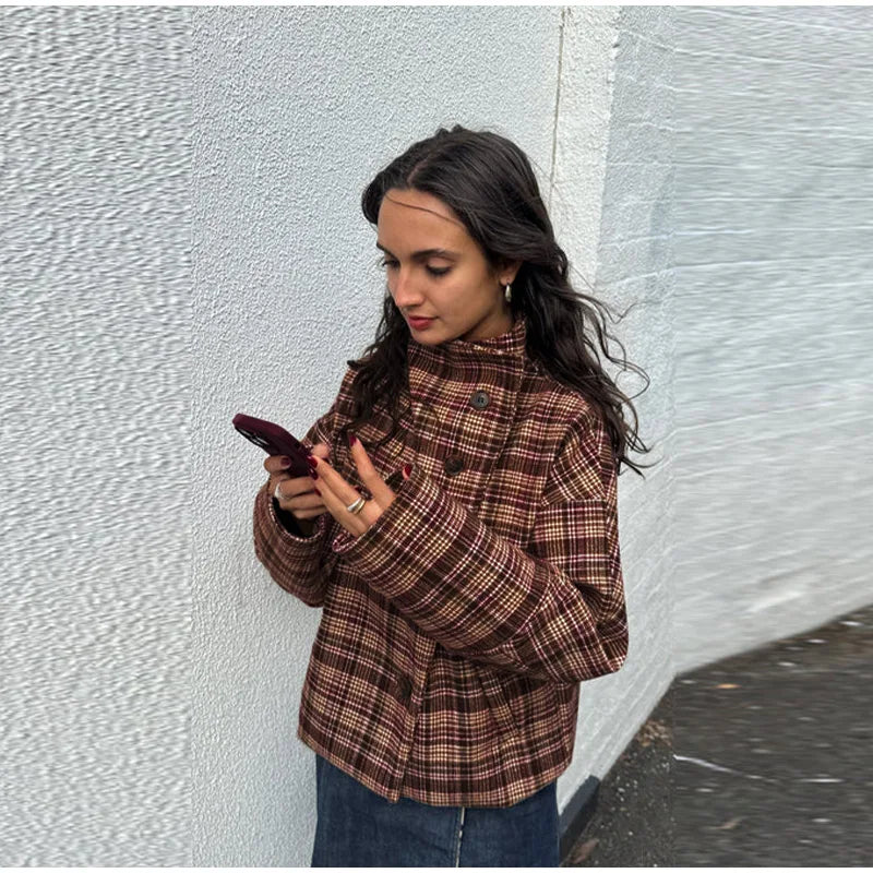 Paisley - High neck fall jacket