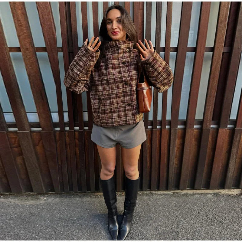 Paisley - High neck fall jacket