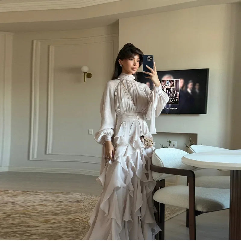 Aurelia - Ruffled maxi dress