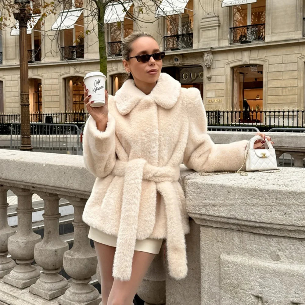 Avery - Faux fur coat