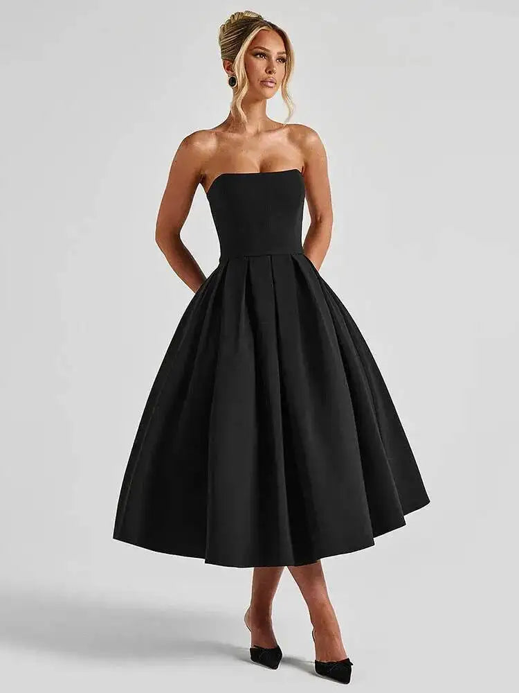 Lydia - Strapless dress