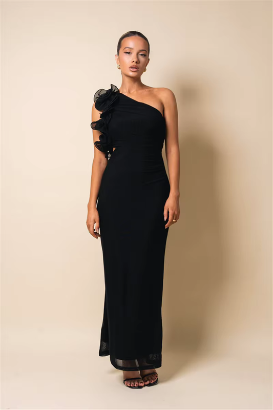 Grazia - Figure flattering one shoulder dress
