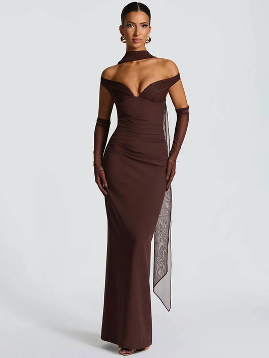 Christie - Off shoulder flowing dress