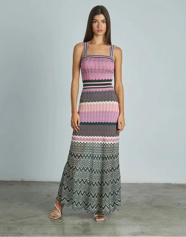 Maxime - Fine knitted long dress