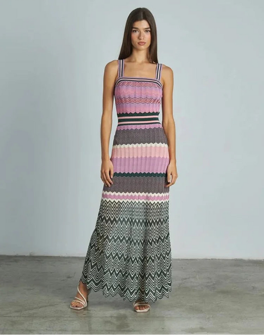 Maxime - Fine knitted long dress