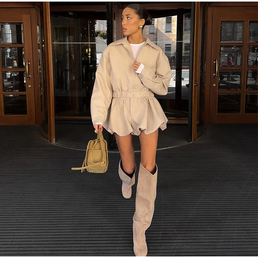 Madison - Bubble skirt and zipper jacket