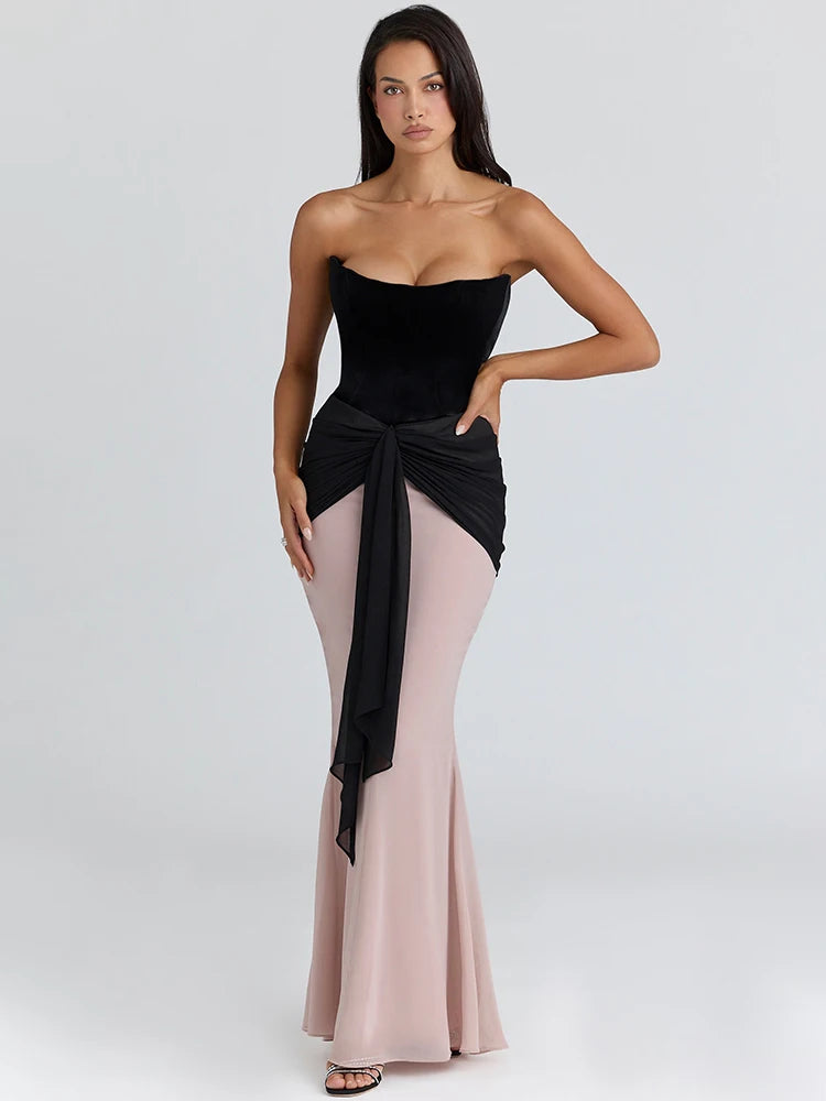 Seren - Strapless gown