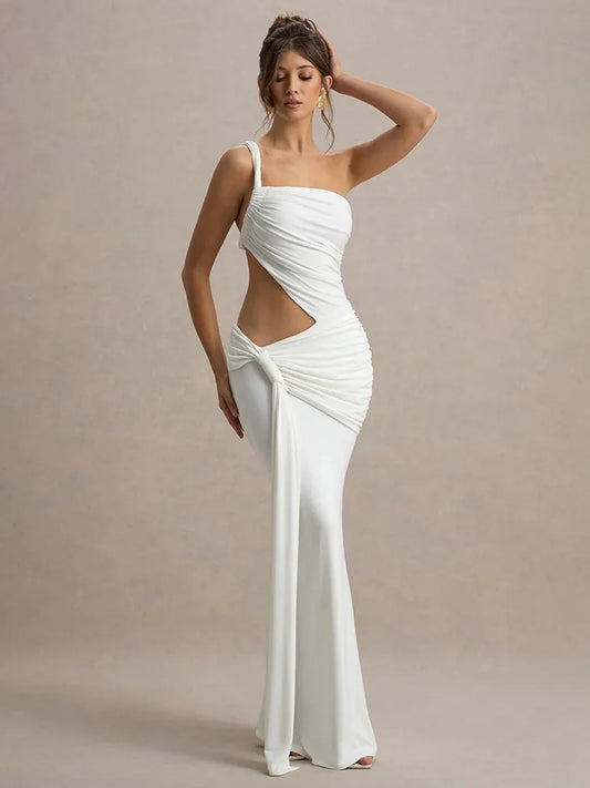 Mireia - One shoulder cut out dress