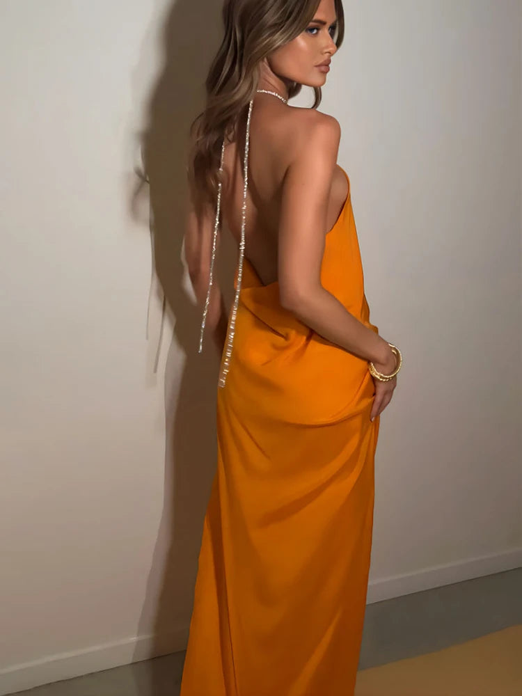 Marni - Flowing halterneck dress