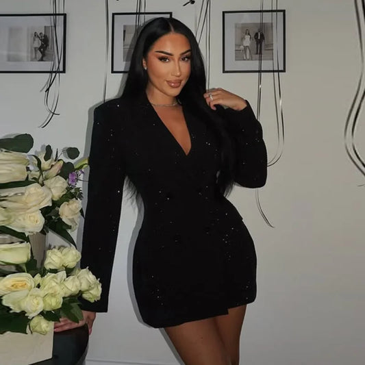 Aurelia - Sparkling blazer dress