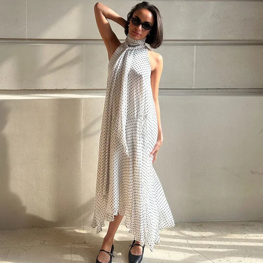 Zella - Elegant polkadot dress