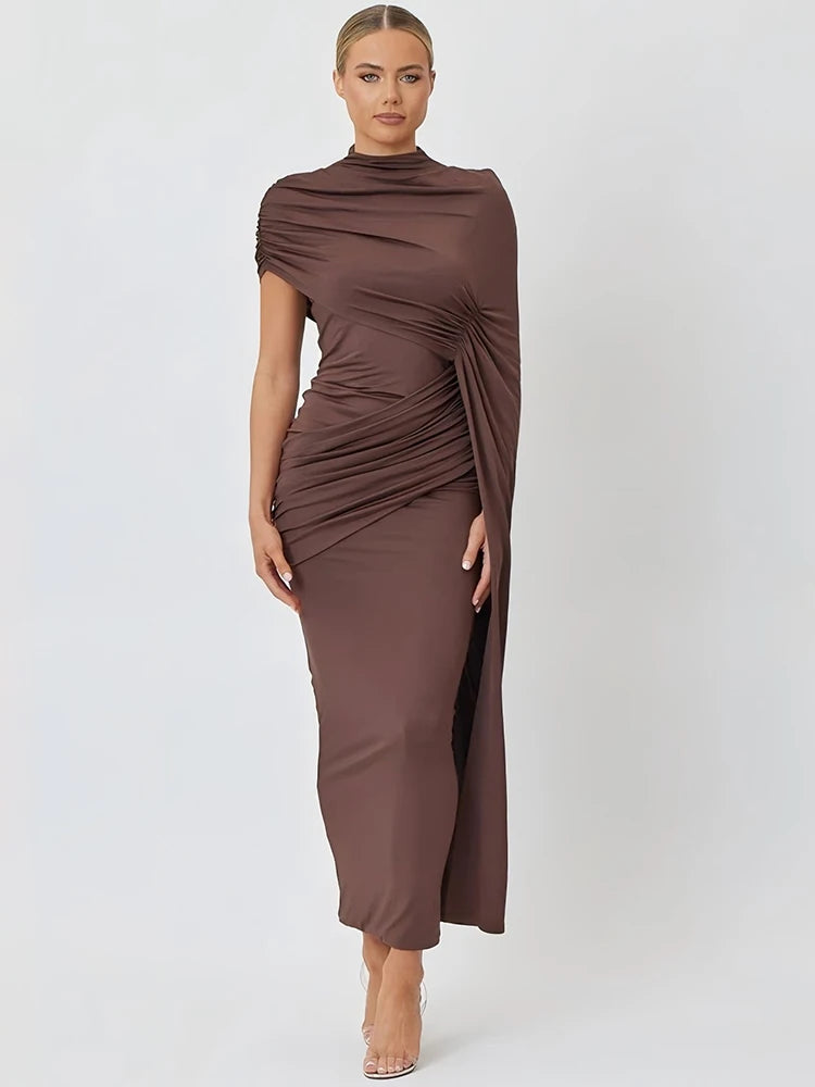 Liv - Draped bodycon dress