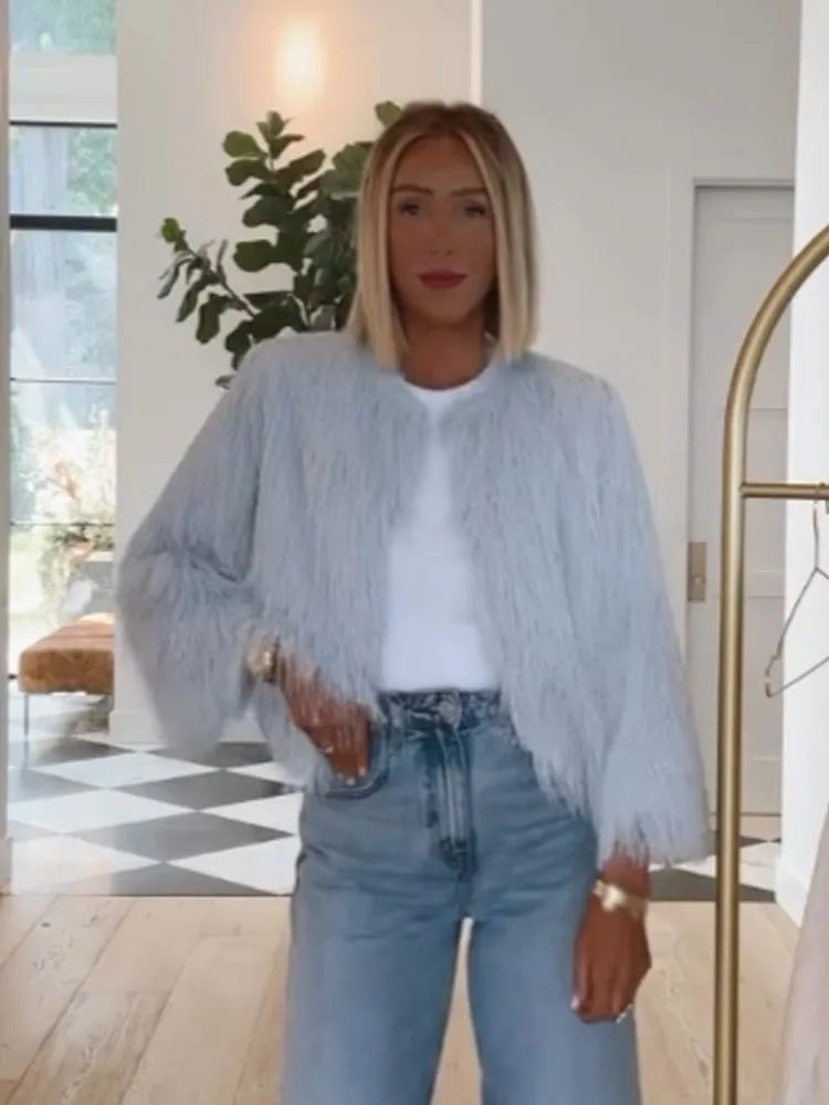 Adeline - Fringe jacket top