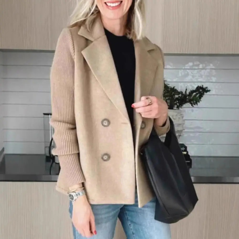 Tilda - Casual blazer jacket with knit sleeves
