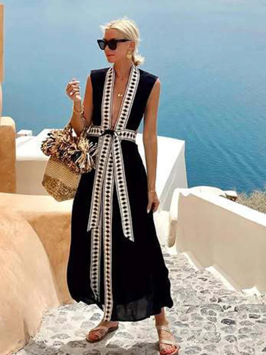 Athena - Long cut-out dress