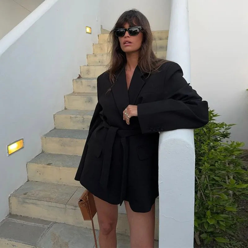 Coco - Blazer jacket with belt