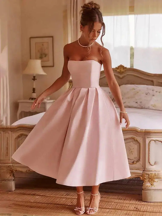 Lydia - Strapless dress