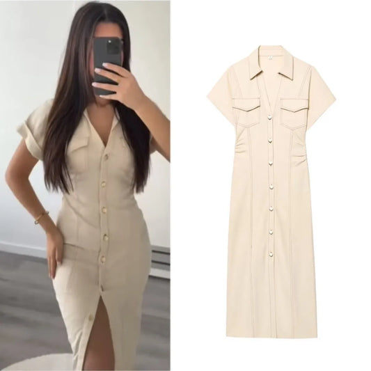 Stafana - Denim dress