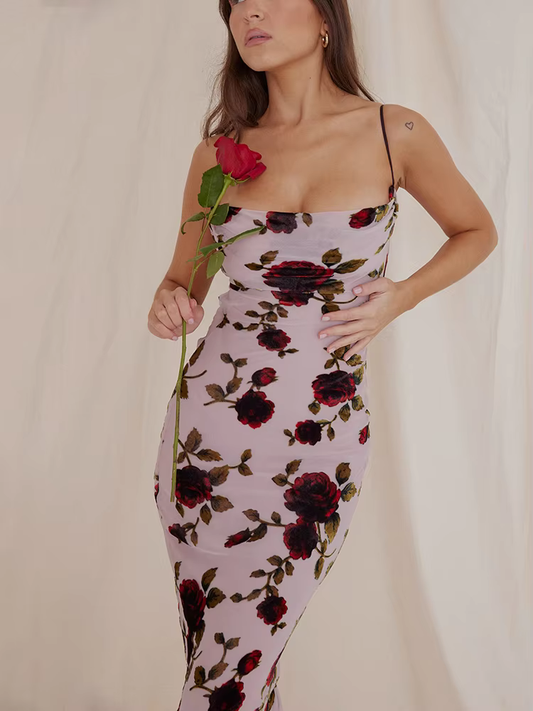 Faith - Elegant rose dress