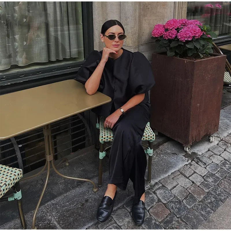Frascina - Puff sleeve top