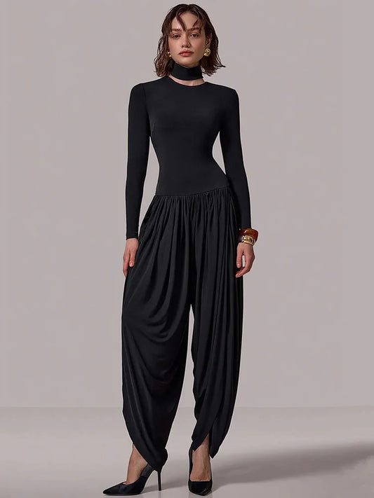 Esmeralda - Draped jumpsuit