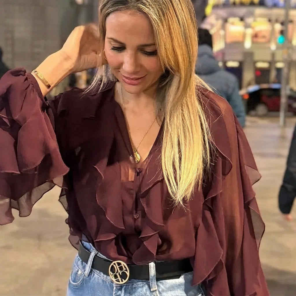 Taylor - Ruffled top