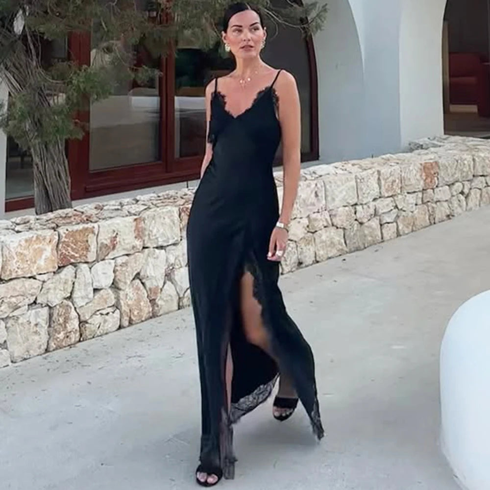 Aria - Satin silk slip dress