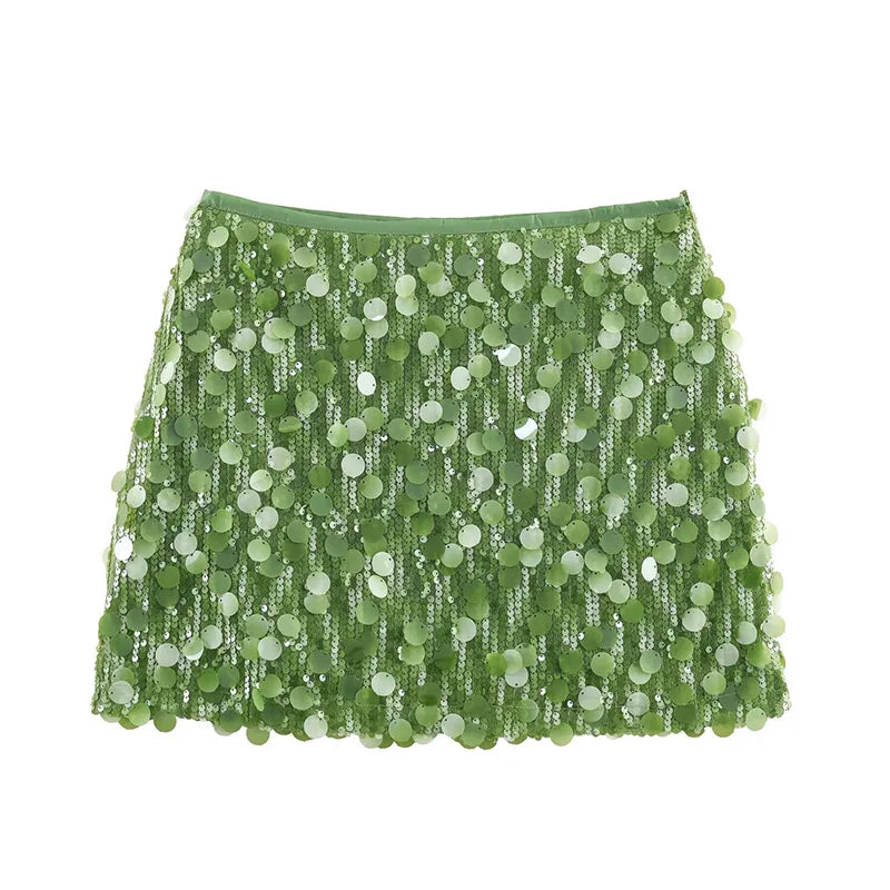 Reese - Sequined mini skirt